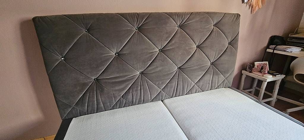 Betten: Boxspringbett inkl topper – Gebraucht aus Felsberg von Obrist92 1