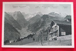 Braunwald-Kurhaus Rubschen 1923 // Vollstempel Braunwald