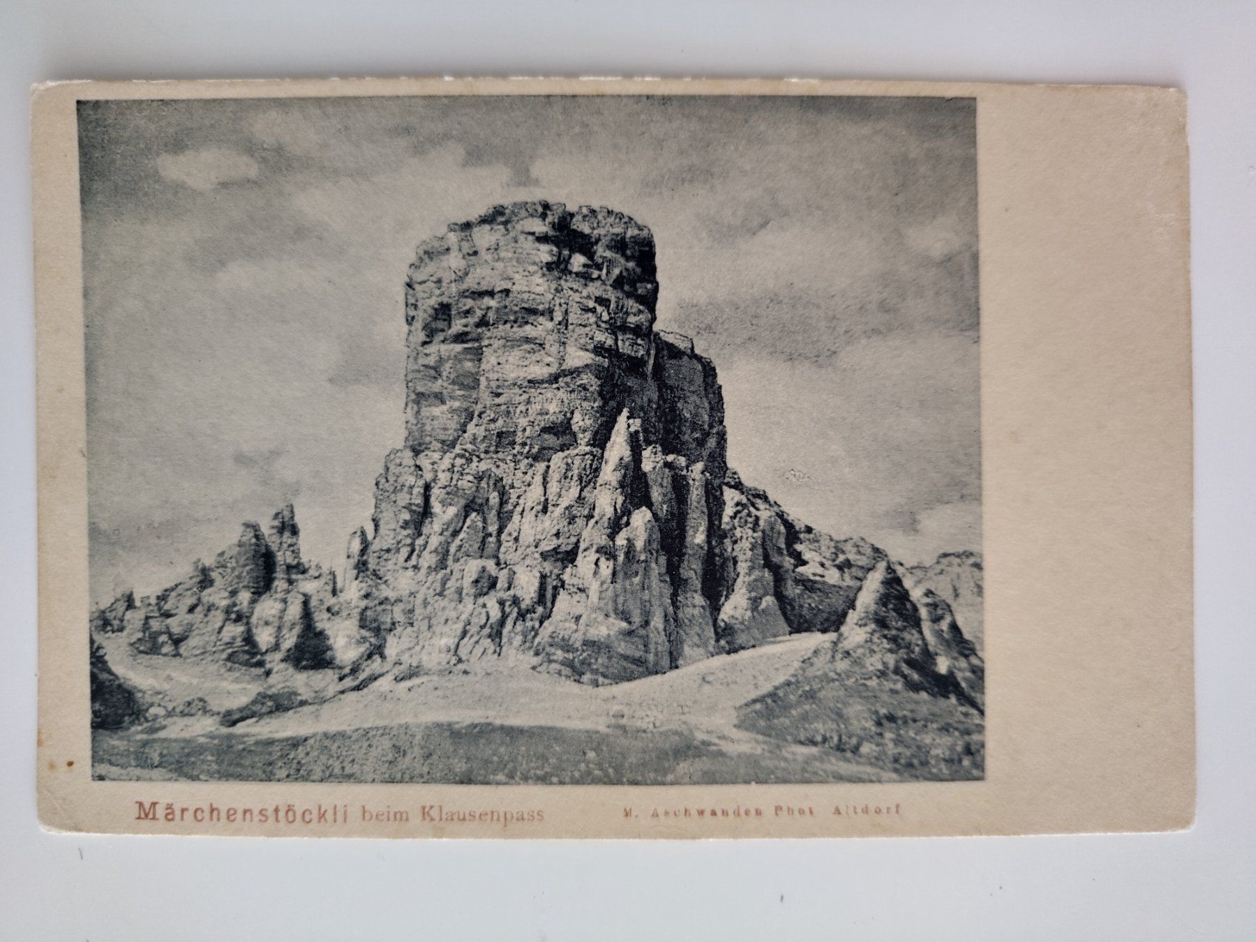 Cartoline postali: Märchenstöckli beim  Klausenpass um  ca. 1910 – Usato da Ohmstal venduto da Lebensfreude05