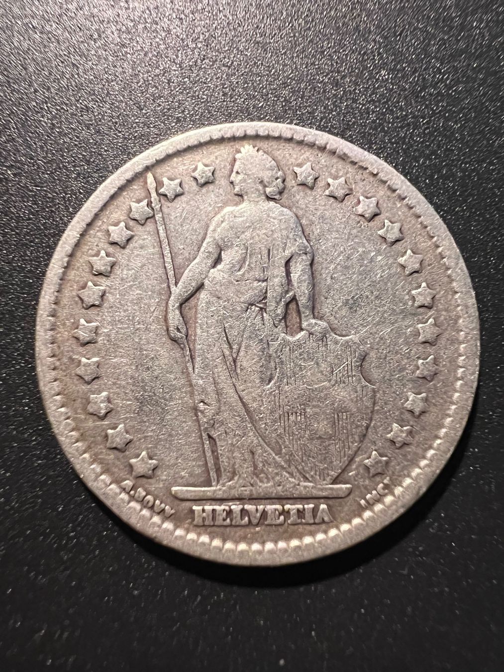 Tutti le monete: Pièce 1 francs argent 1910 – Usato da Genève venduto da Nicky113 1