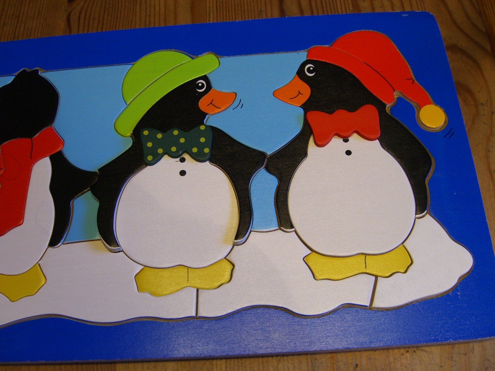 Bea Puzzle: süsses Holzpuzzle Pinguine, "BEA Toys", Holz – Usato da Winterthur venduto da Gaia 3