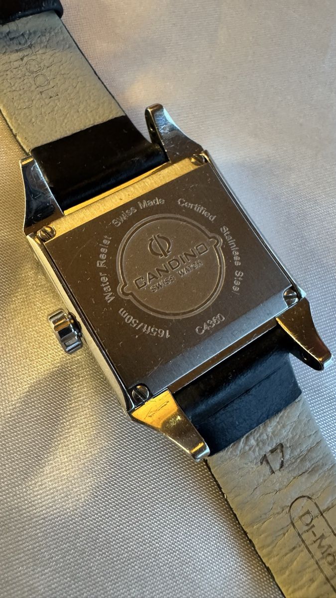 Candino Orologi: Candino C4360 eckig mondphase Lederarmband – Usato da Untersiggenthal venduto da TimeandShine 5
