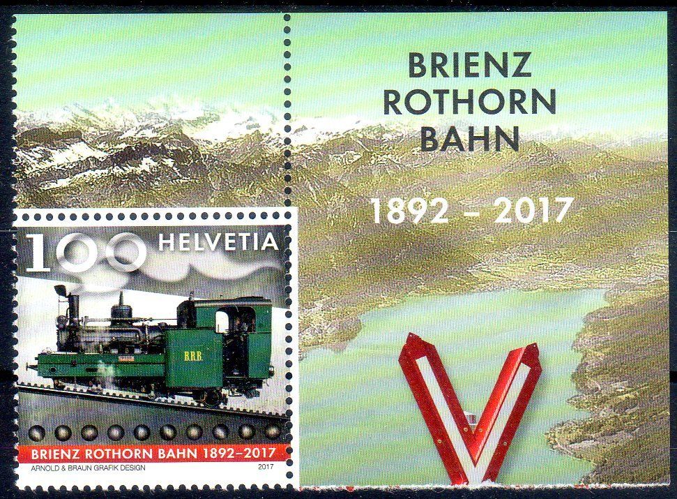 Tutti i francobolli: BRIENZ ROTHORNBAHN ** POSTFRISCH **  2017 - HE156 – Nuovo (secondo la descrizione) da Losone venduto da EM2019