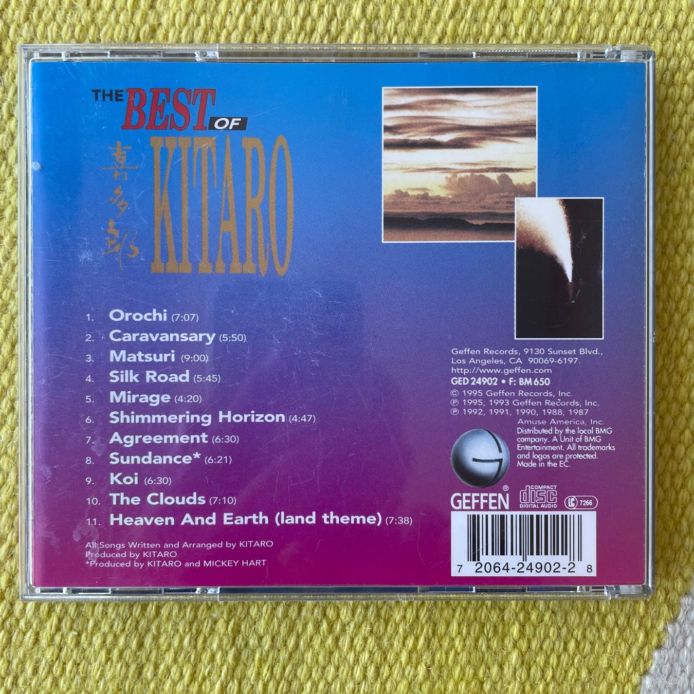 CDs: KITARO-BEST OF – Gebraucht aus Rorschacherberg von CD-Roli 1