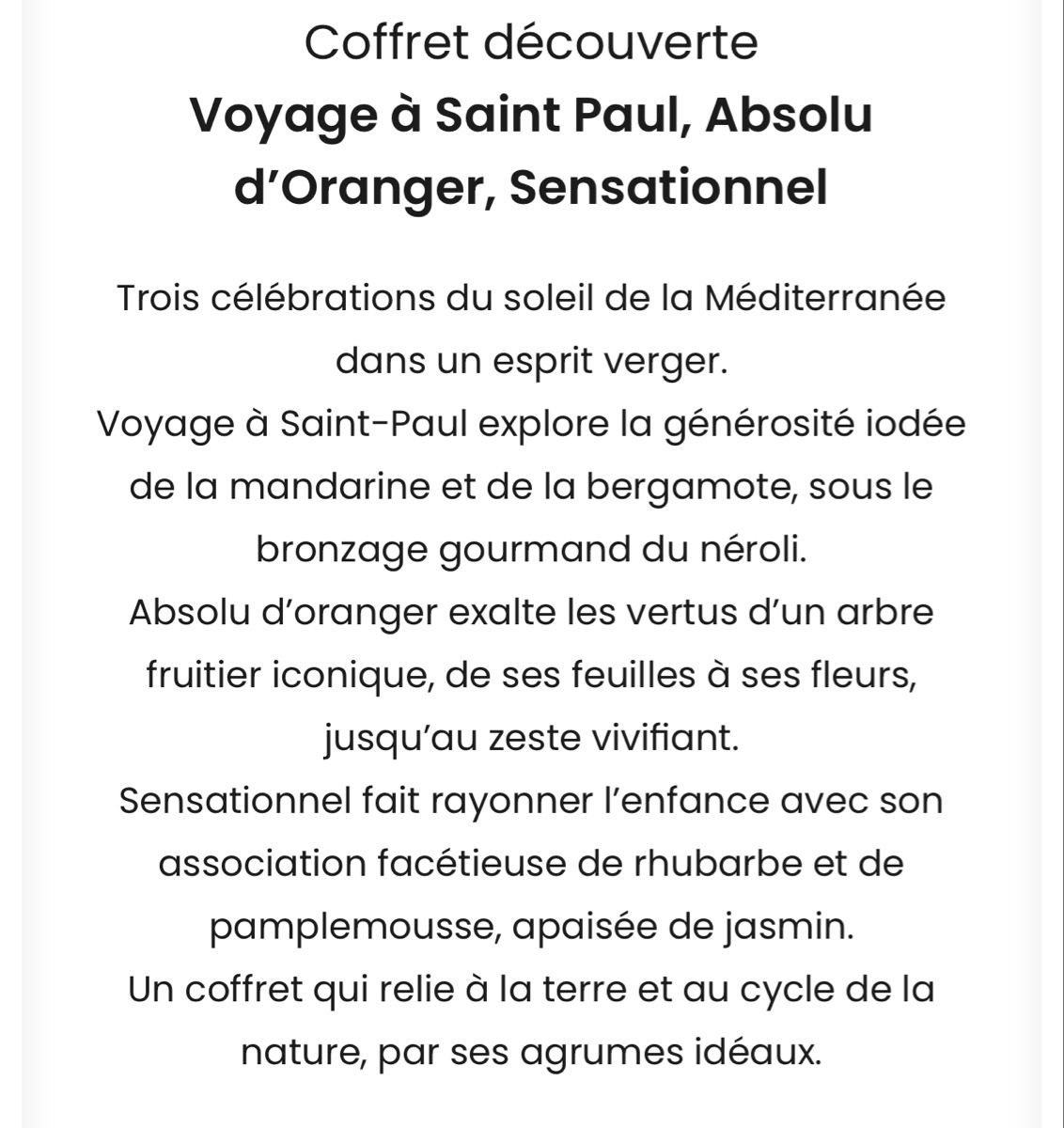 Profumi & Eau de Toilette: GODET PARFUMEUR Les Hespéridés Coffret 3 parfums – Usato da fey venduto da Caductilometre 2