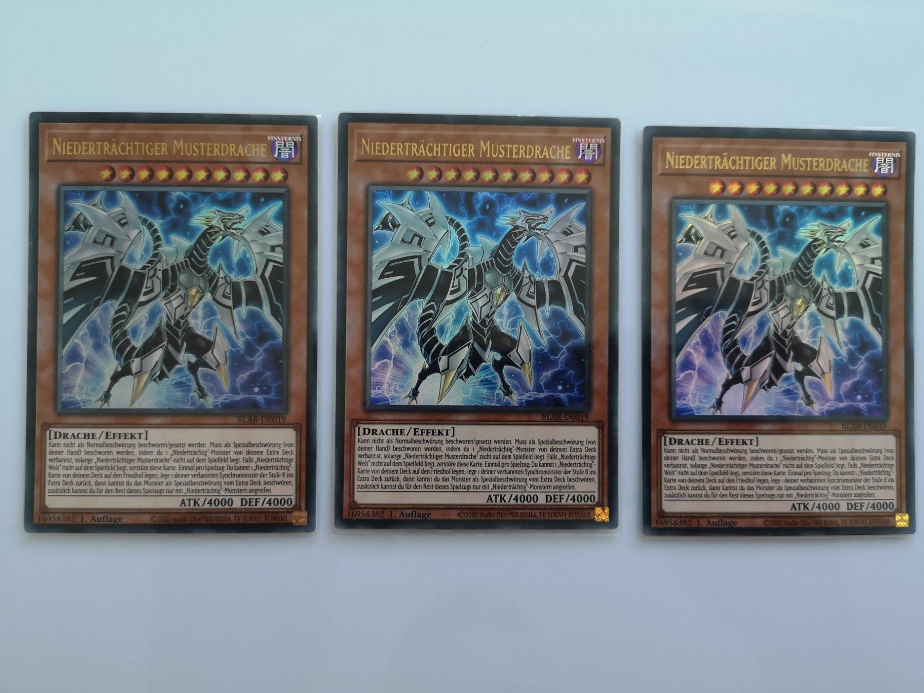 Yugioh Carte collezionabili: Niederträchtiger Musterdrache 1.Auflage – Nuovo (secondo la descrizione) da Boswil venduto da ShoppingCenterCity 7