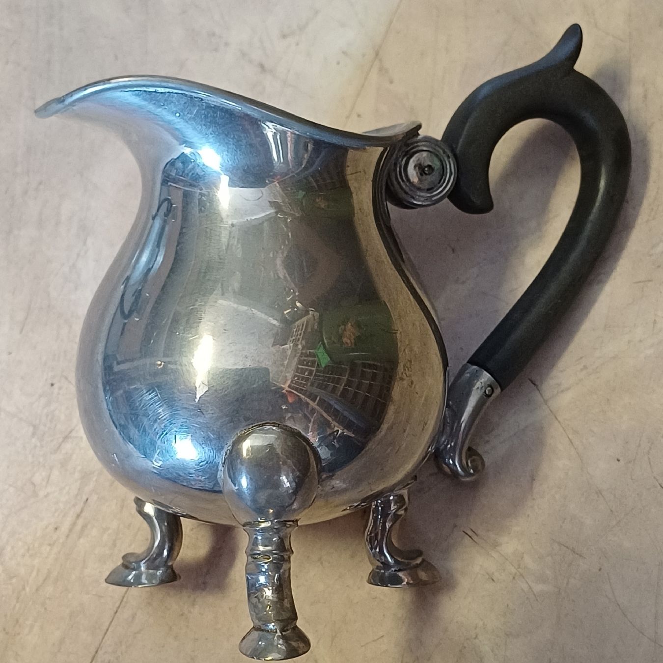 Zuccheriere: Cornish Pewter Sheffield Zuckerdose und Rahmkrug – Usato da Merenschwand venduto da Brockinell 6