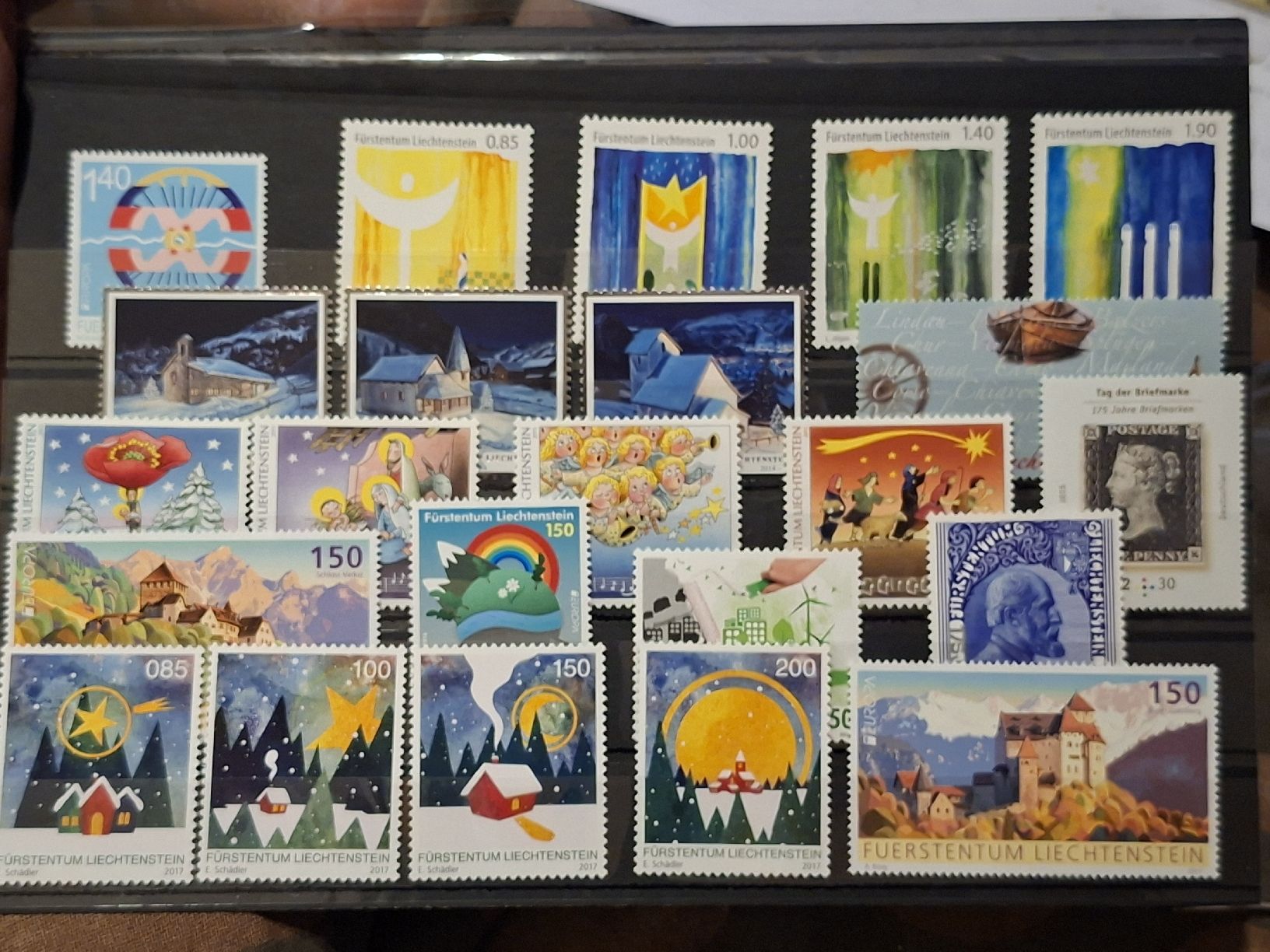 Tous les timbres: Lichtenstein ab 2013 Weihnachtsmarken Postfrisch ** – D'occasion à Balgach par SIMEON27