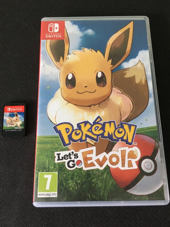 Pokémon Let's Go Évoli Sur Nintendo Switch - Jeu Complet Bon État