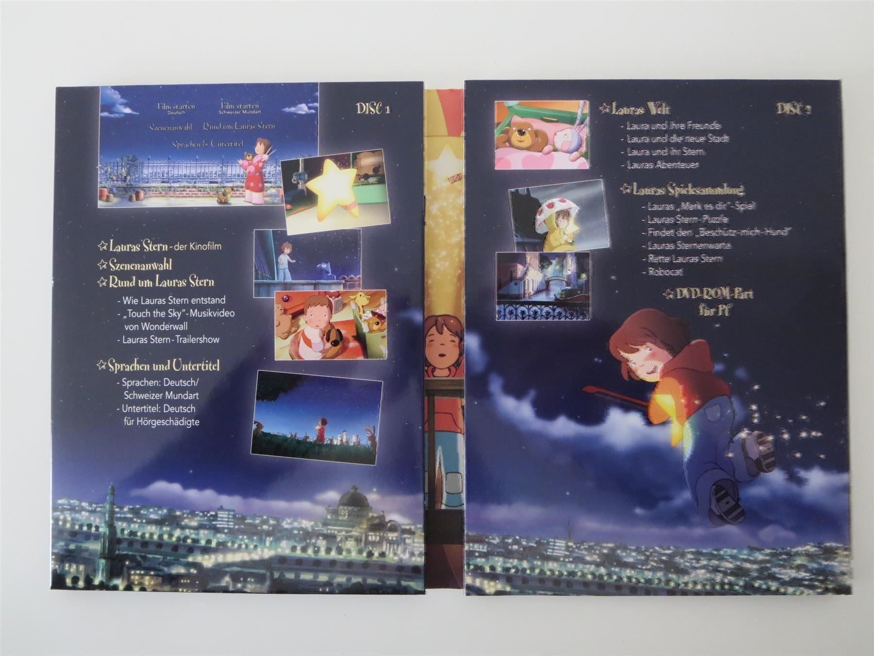 Tutti i DVDs: Lauras Stern - De Kinofilm + Volume 3 – Nuovo e nell'imballaggio originale da Zürich venduto da Lacoste06 4