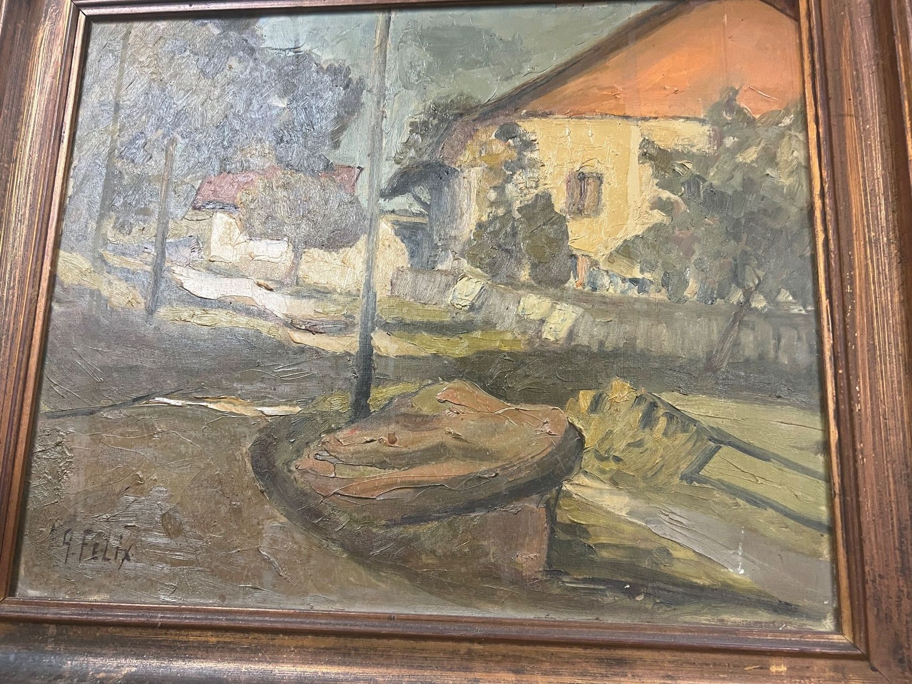 Gemälde: ANCIENNE HUILE SUR TOILE SIGNÉE – Gebraucht aus Genève von Qanil77 3