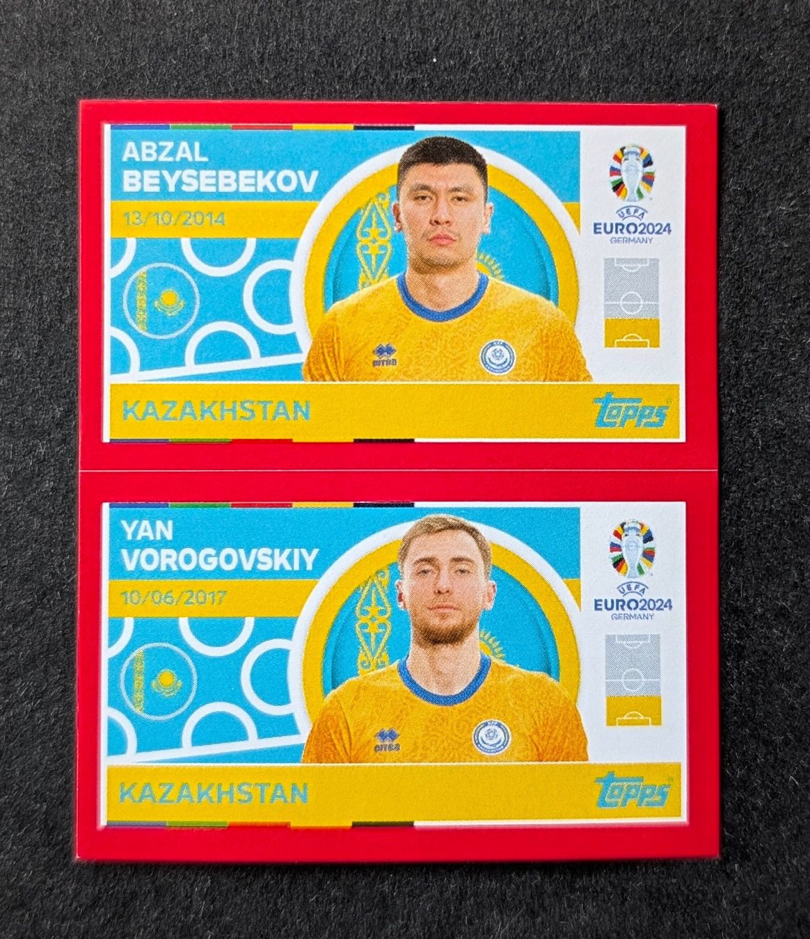 Topps Carte collezionabili: Topps EM 2024--KAZ 6/7 – Nuovo e nell'imballaggio originale da Hittnau venduto da stamps_and_coins