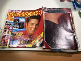 Popcorn Zeitschrift und div. Poster von Elvis (SVN06)