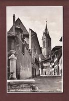 BASEL - Petersgasse und Kirche