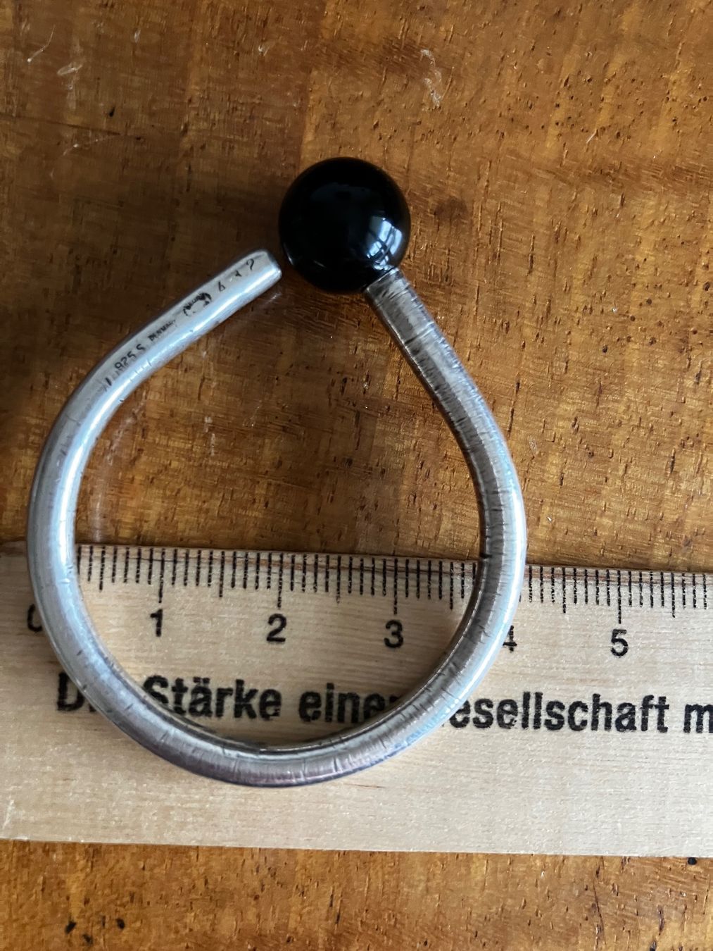 Jensen Portachiavi: Georg Jensen Schlüsselring Sterling Silber – Usato da Uitikon Waldegg venduto da bac_6xcs 1