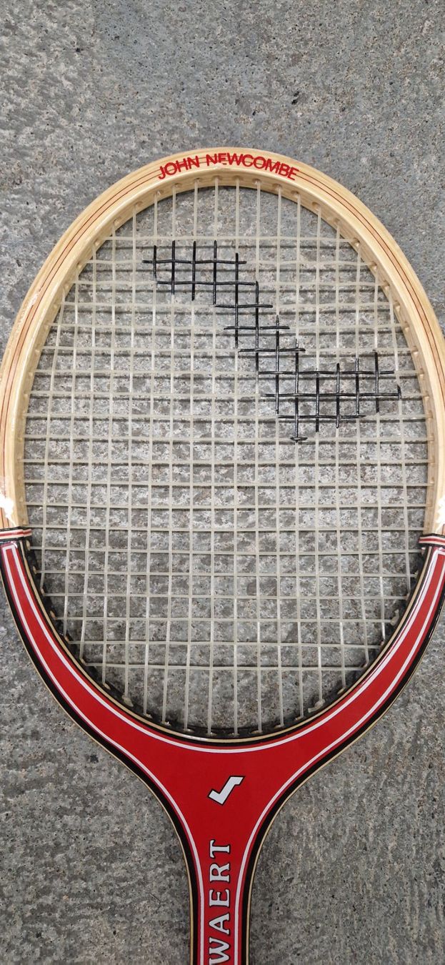 Racchette: TENISSCHLÄGER SNAUWAERT JOHN NEWCOMBE – Usato da Bilten venduto da Mic2022 1