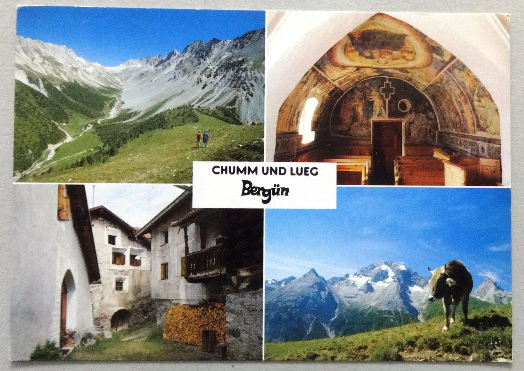 Cartoline postali: Chum und Lueg - Bergün – Usato da Fétigny venduto da Billy2miny