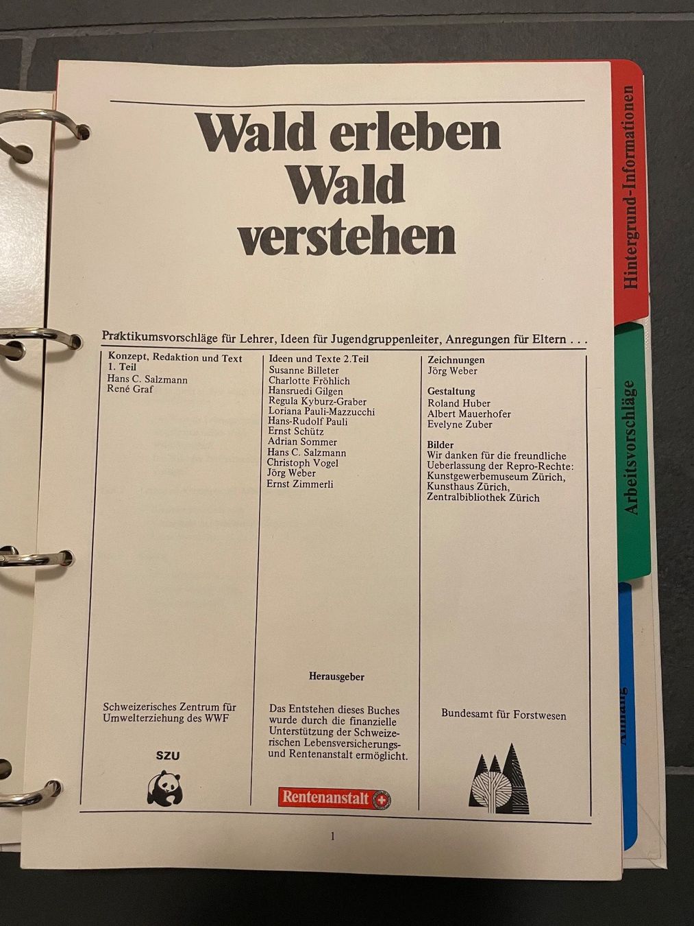 Libri: Wald erleben / Wald verstehen (alt) – Usato da Erlinsbach venduto da Michel2006 1