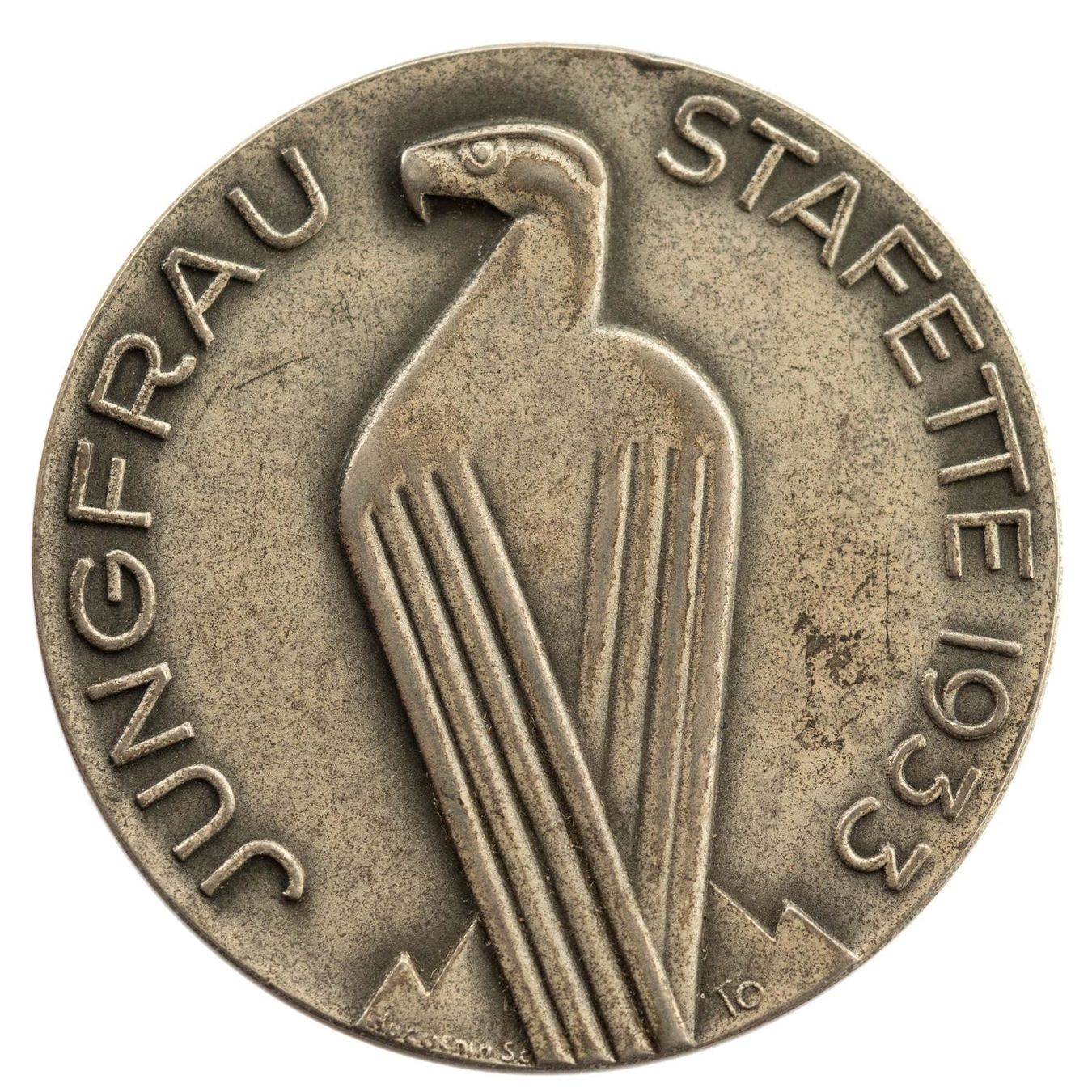 Medaglie: Medaille Jungfrau Stafette 1933 – Usato da Rotkreuz venduto da Swiss-Coins