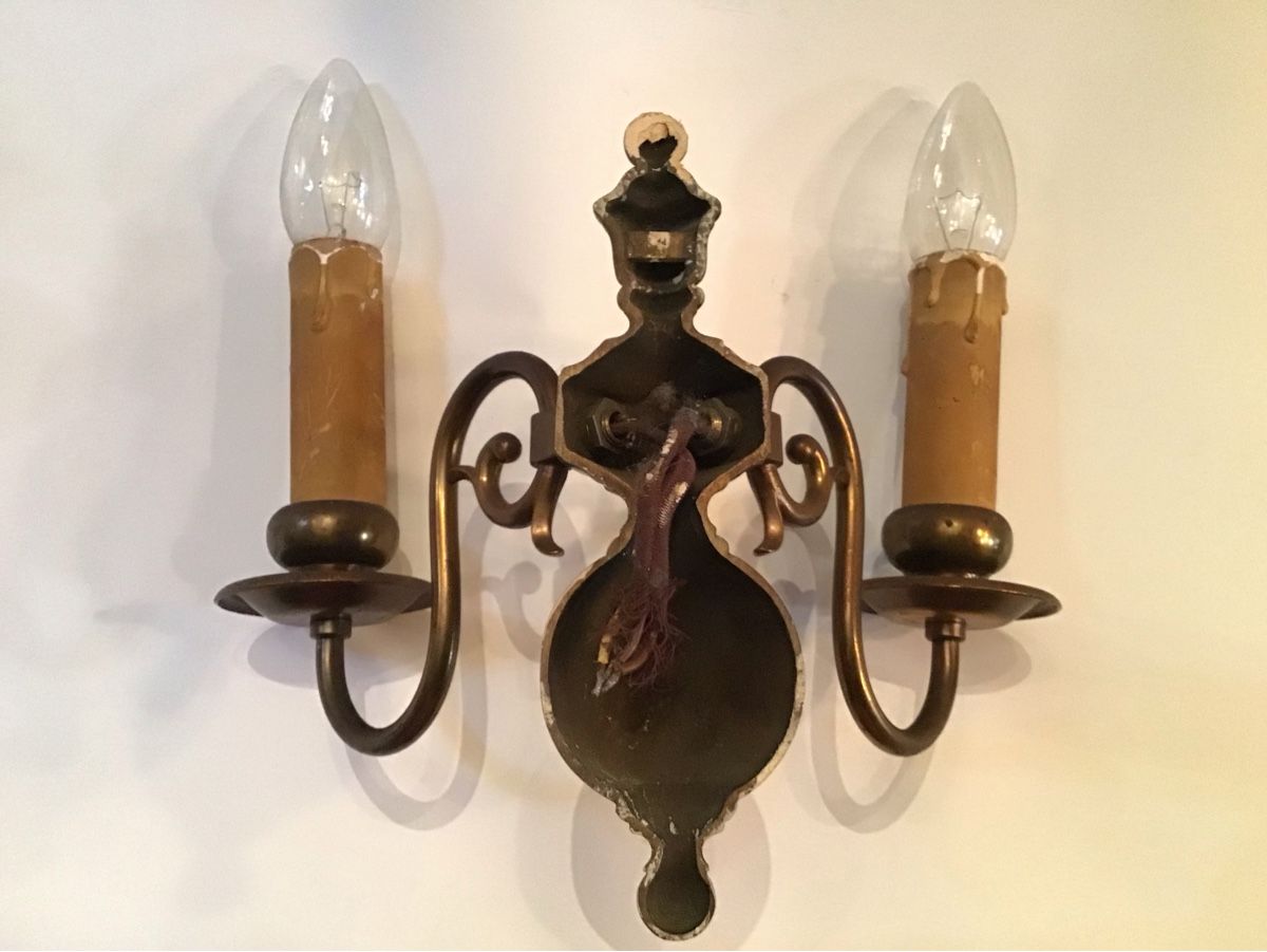 Lampes: Wandleuchter aus messing – D'occasion à schönenbuch par Josefus