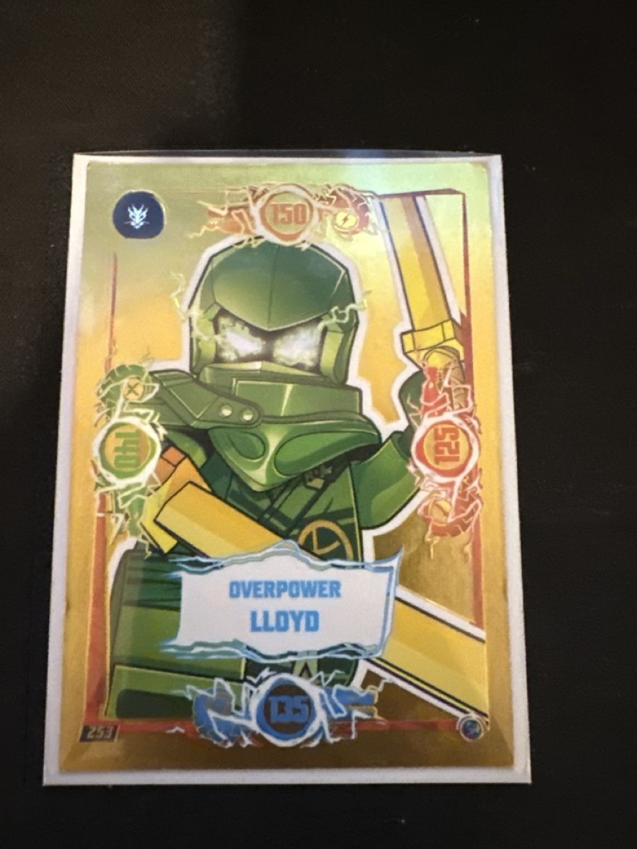 Cartoline: Lego Ninjago tcg Overpower Lloyd 253 – Usato da Ostermundigen venduto da Tcg-Lego-Store