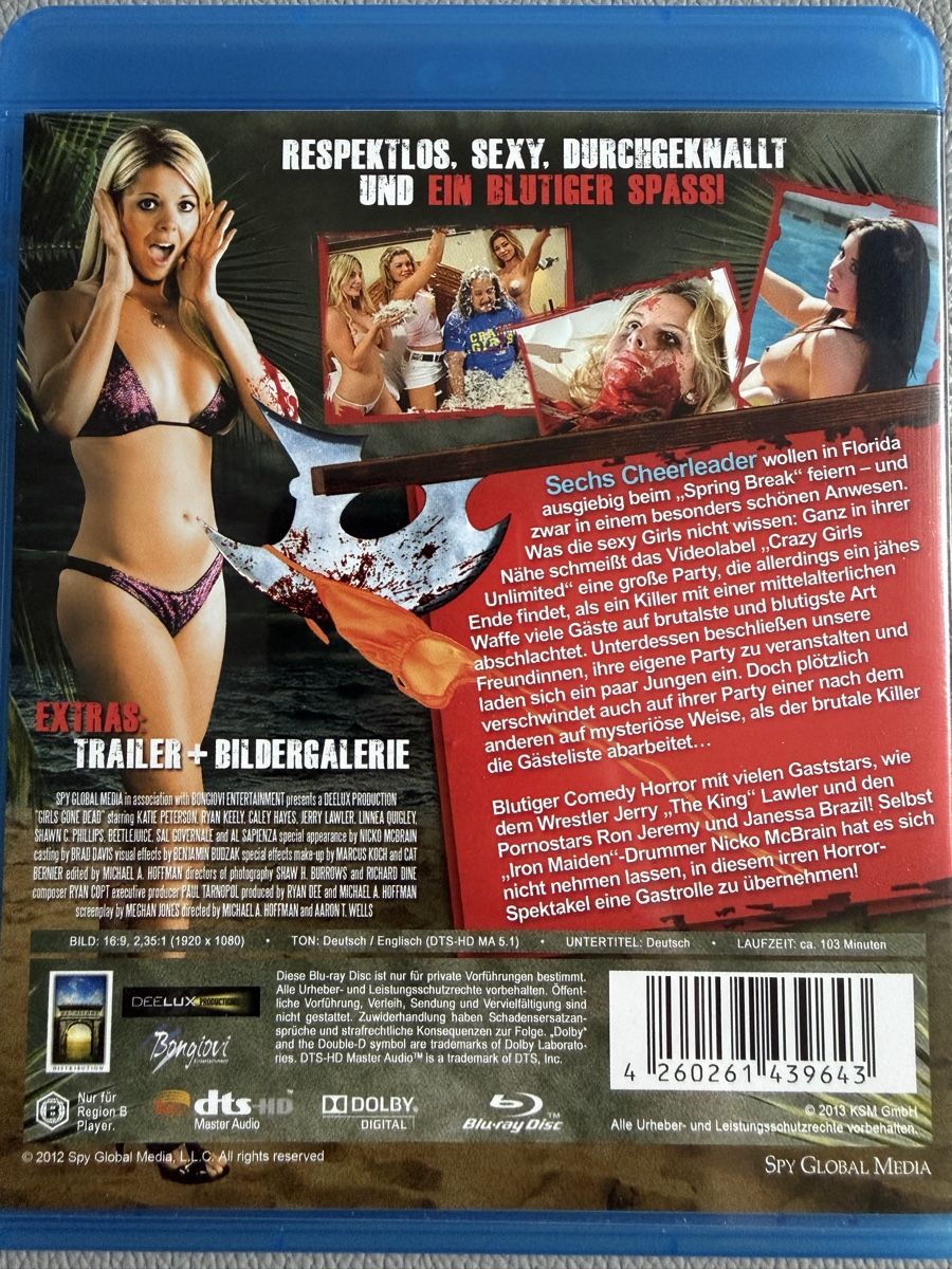 Tutti i DVDs: Bikini Spring Break Massaker - Blu-Ray - – Nuovo (secondo la descrizione) da Balgach venduto da Dragoon3 1