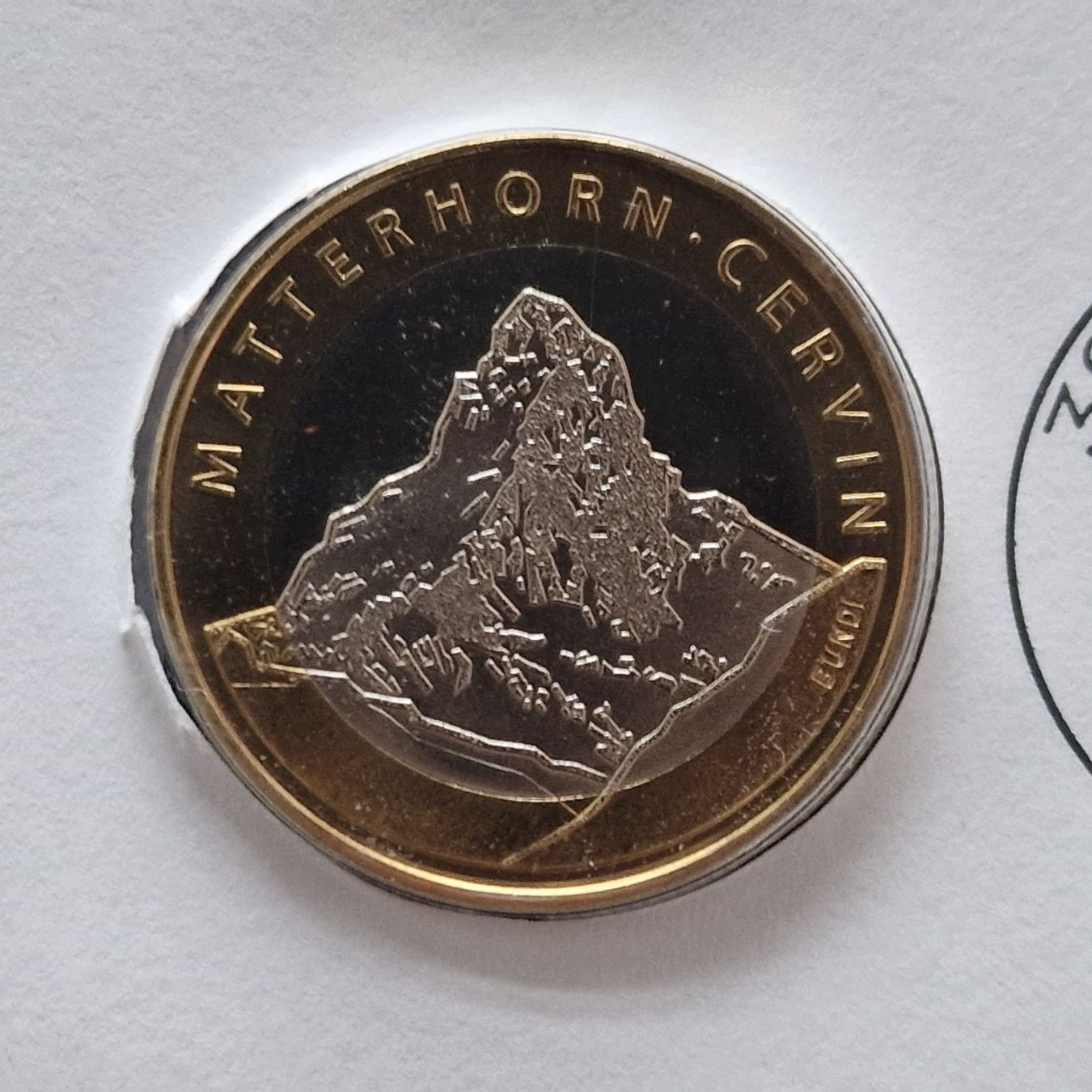Tutti le monete: Münzbrief Matterhorn 2004 – Usato da Bouveret venduto da psv01 3
