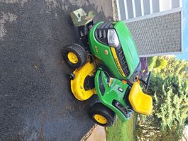 Tracteur tondeuse John Deere X125 (40h) - lame hiver