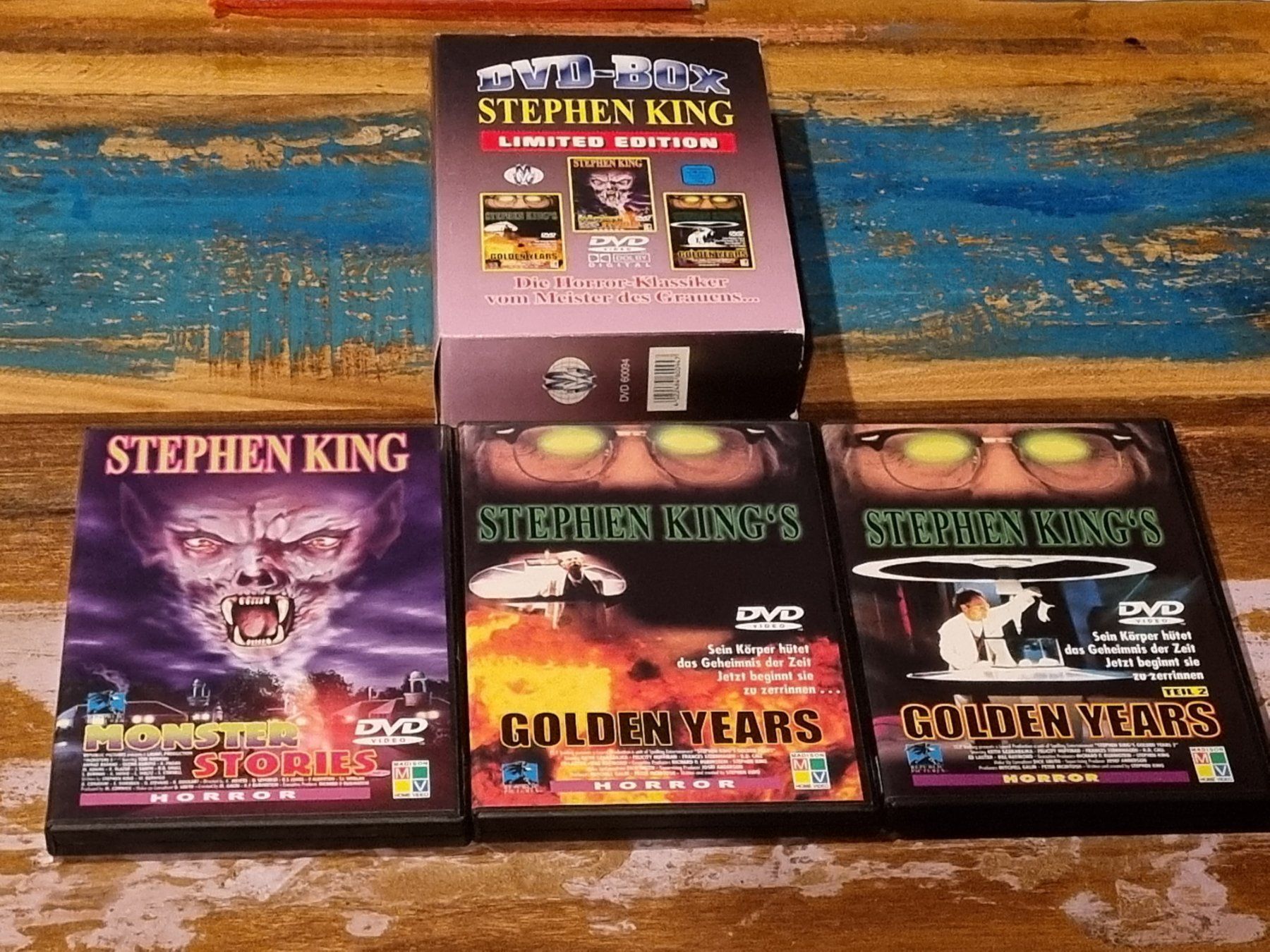 Tutti i DVDs: Stephen King DVD Box, DVDs Horror, 3 Filme – Usato da Winterthur venduto da Belzarek 2