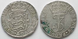 DÄNEMARK Krone (4 Mark) 1668 Kopenhagen FREDERIK III. Silber