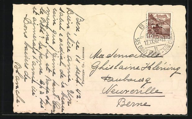 Cartoline postali: AK Bex, Totalansicht, et Dents du Midi – Usato da Berlin venduto da bartko-reher 1