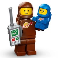BROWN ASTRONAUT AND SPACEBABY LEGO MINIFIGURE 71037 s. 24