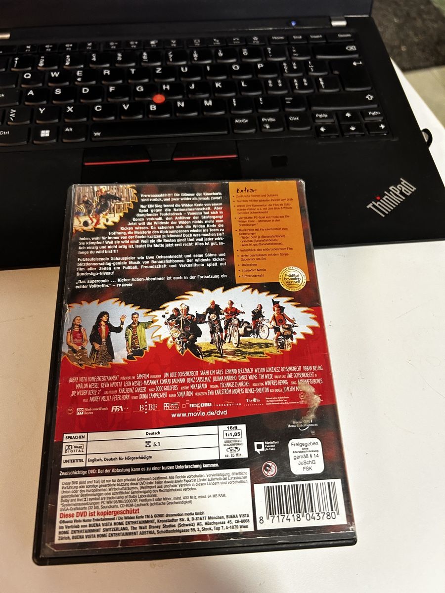 Tutti i DVDs: Die Wilden Kerle 2 – Usato da Therwil venduto da Zak0 1