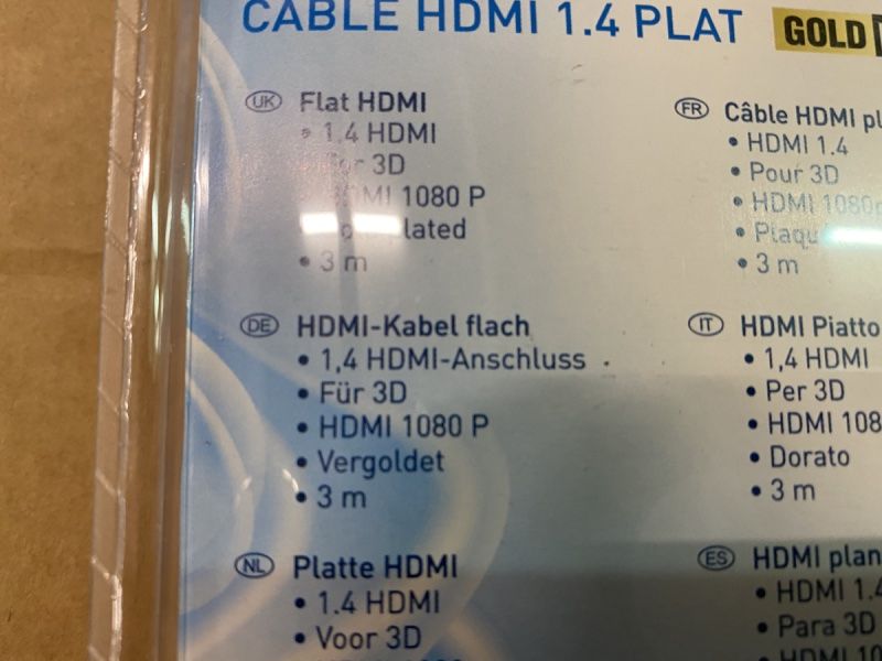 Grundig Kabel: neue HDMI Kabel 3m vergoldet – Neu und originalverpackt aus Necker von liq24 1