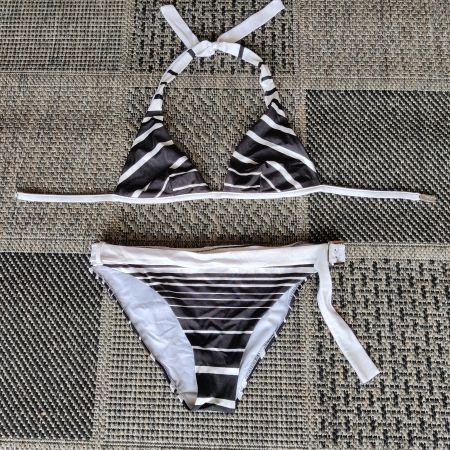 WOLFORD Design Swim wear Neckholder Bikini Steifen Gr.S