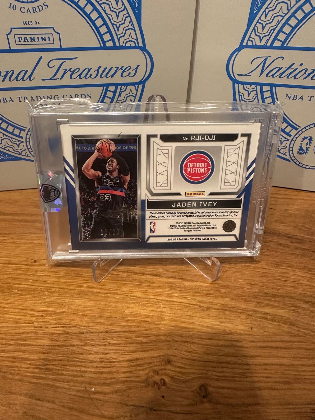 Nba Carte collezionabili: Carte Panini Jaden Ivey Obsidian Auto Patch /20 – Usato da Vullierens venduto da Gaara04 1