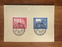 Karte Deutsche Post Leipziger Messe 1947 Sonderstpl   (V994)