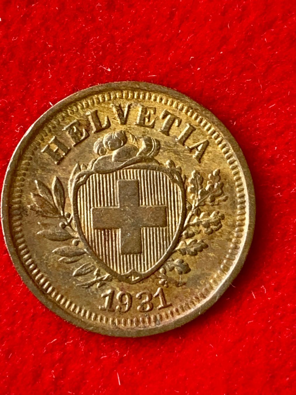 Tutti le monete: 1 Centime 1931 Berne - Fast UNZIRKULIERT / Presque FDC – Usato da LE LIGNON venduto da Katanaion