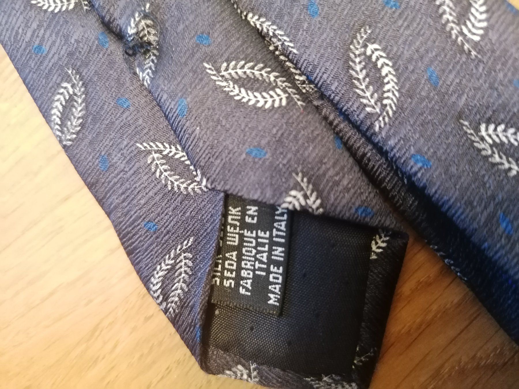 Krawatten: Navy & Navy 100% Seide Krawatte - Nr. 194 – Gebraucht aus Basel von vintagecollector 3
