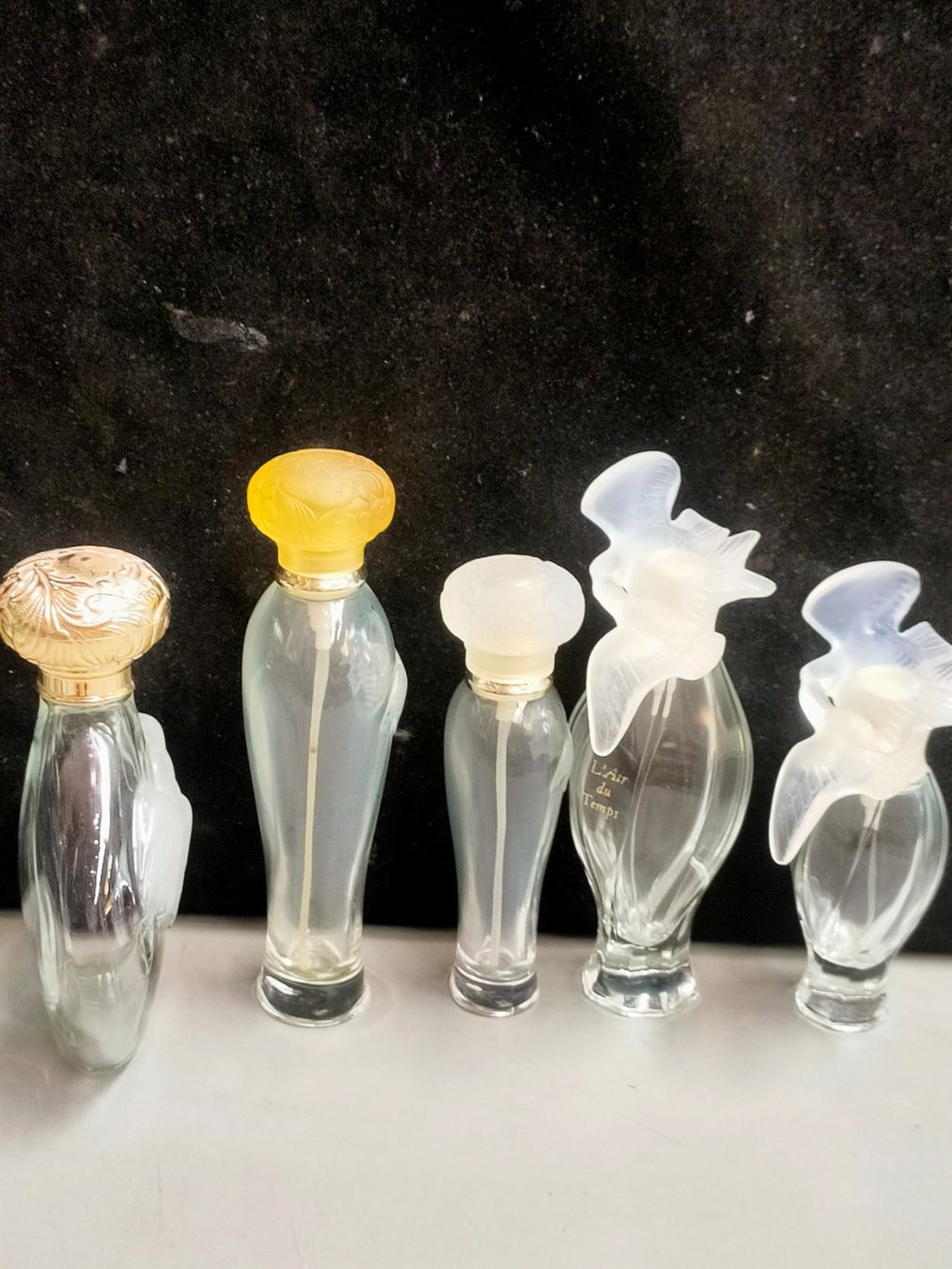 Nina Ricci Flacons: 5 FLACONS VIDE DE PARFUMS NINA RICCI – Gebraucht aus Genève von Leboucheoreilles 3