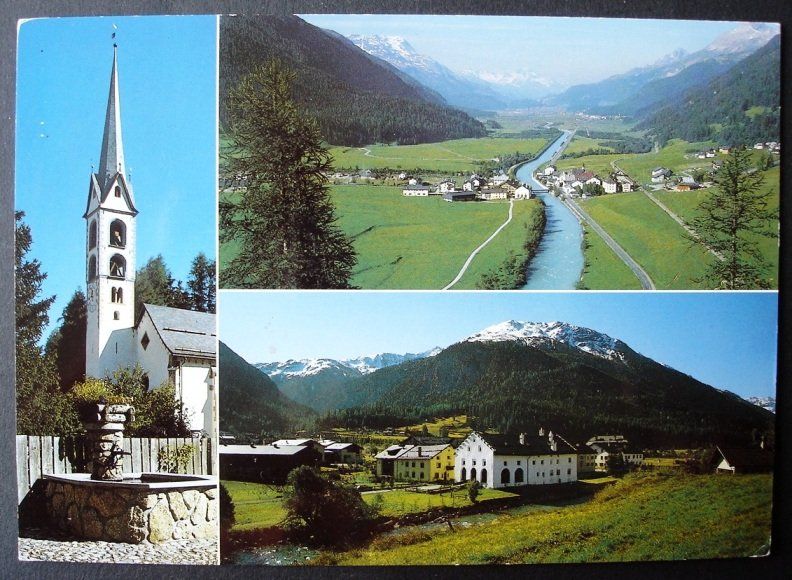 Ansichtskarten: LA PUNT-CHAMUES-CH Oberengadin – Gebraucht aus Jona von philajona