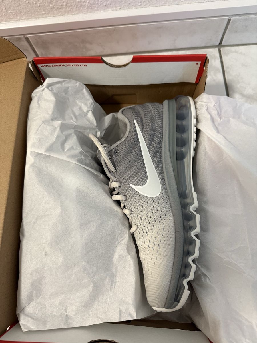Nike Scarpe da uomo: Nike Air Max 2017, Knochenweiss, Grösse 40.5, NEU!! – Nuovo e nell'imballaggio originale da Pfaffnau venduto da Minoxx 2