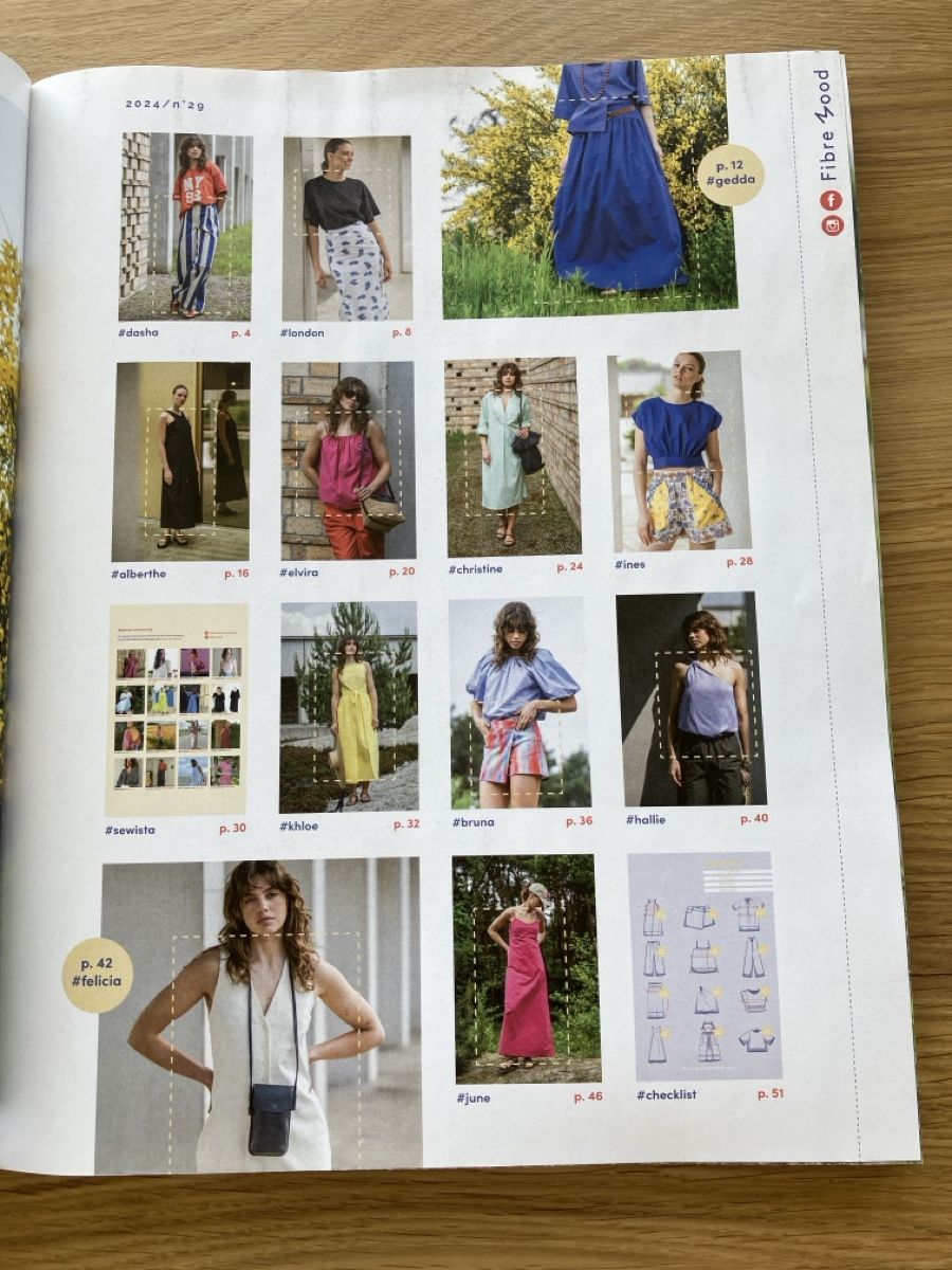 Cartamodelli: Fibre Mood, Ausgabe Nr.29, Juni 2024 – Nuovo (secondo la descrizione) da Oberlunkhofen venduto da Nuemmiis 1