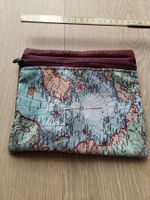 Portemonnaie Täschli mit Weltkarte Design, neu, unisex (54)