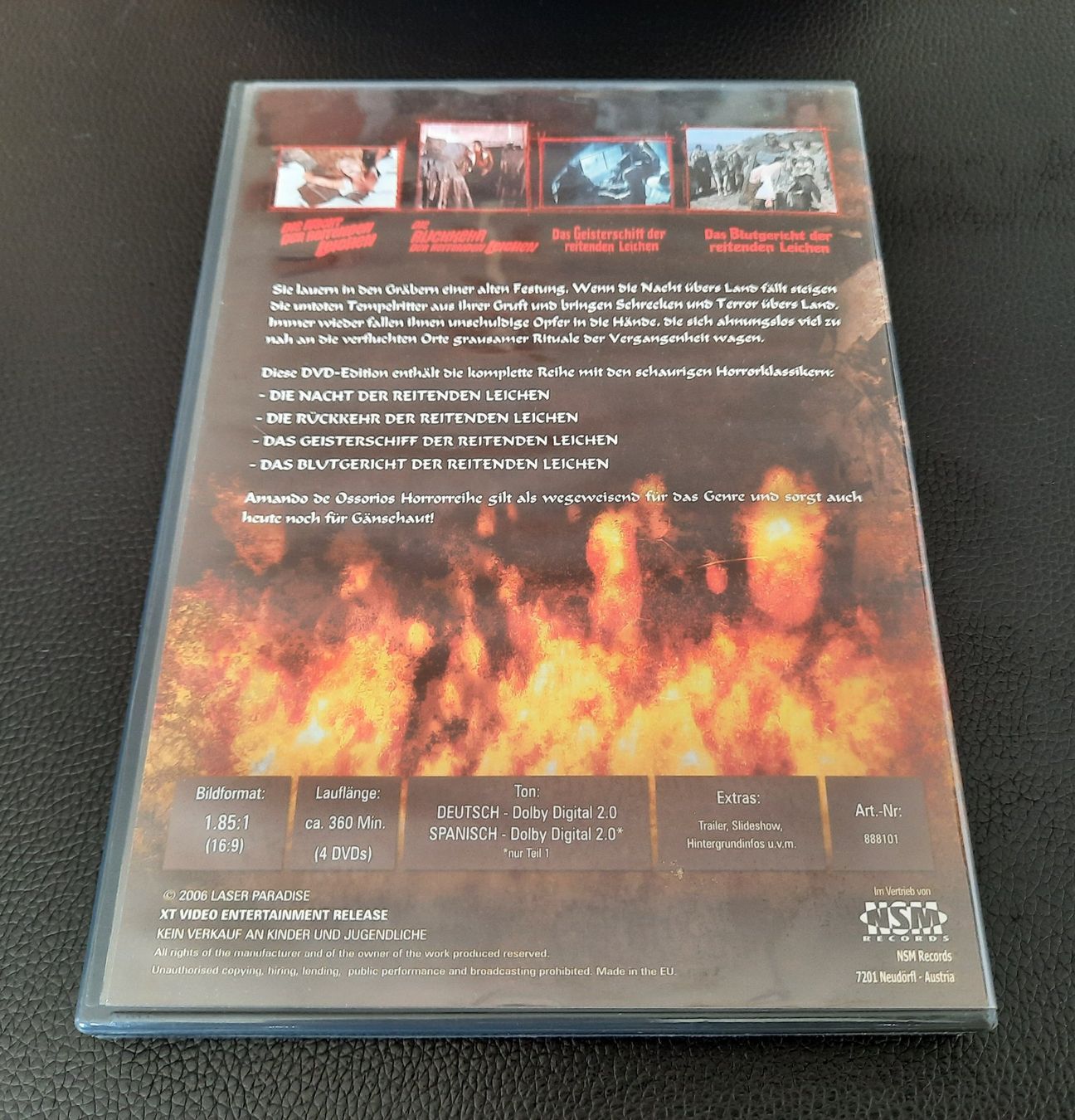 Tutti i DVDs: Die Legende Der Reitenden Leichen uncut 4 DVD Box – Usato da Dietwil venduto da Vrilodin 1
