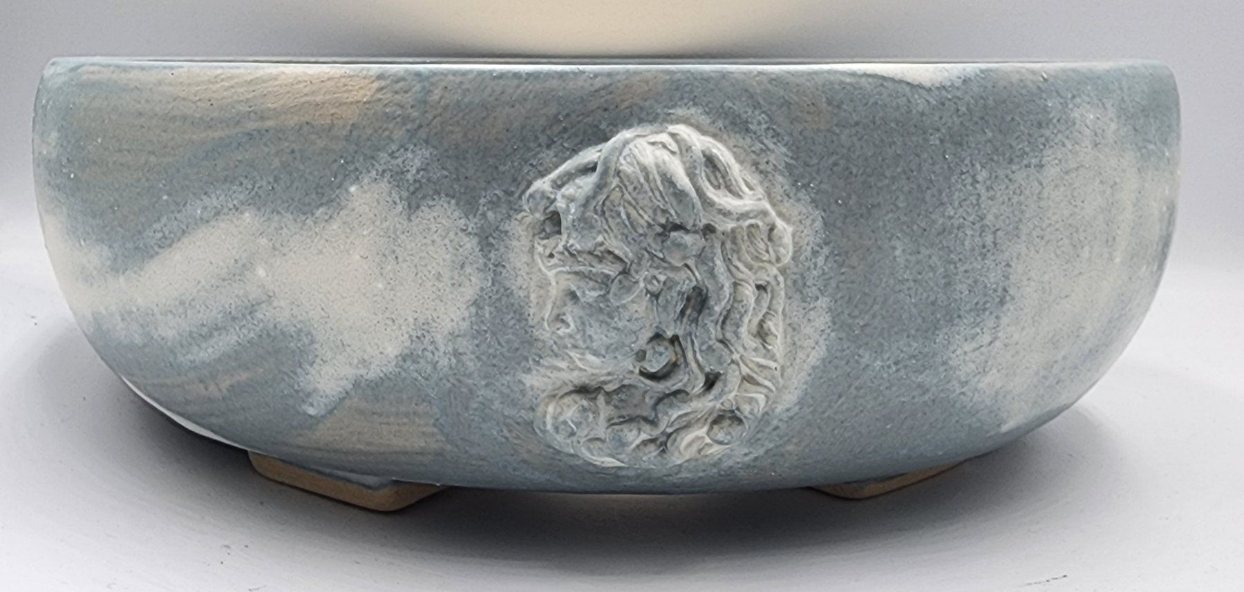 Vasi per fiori: Neu Handgemachte Bonsaischale mit Relief  Steinzeug – Nuovo (secondo la descrizione) da Basel venduto da TKpottery 2