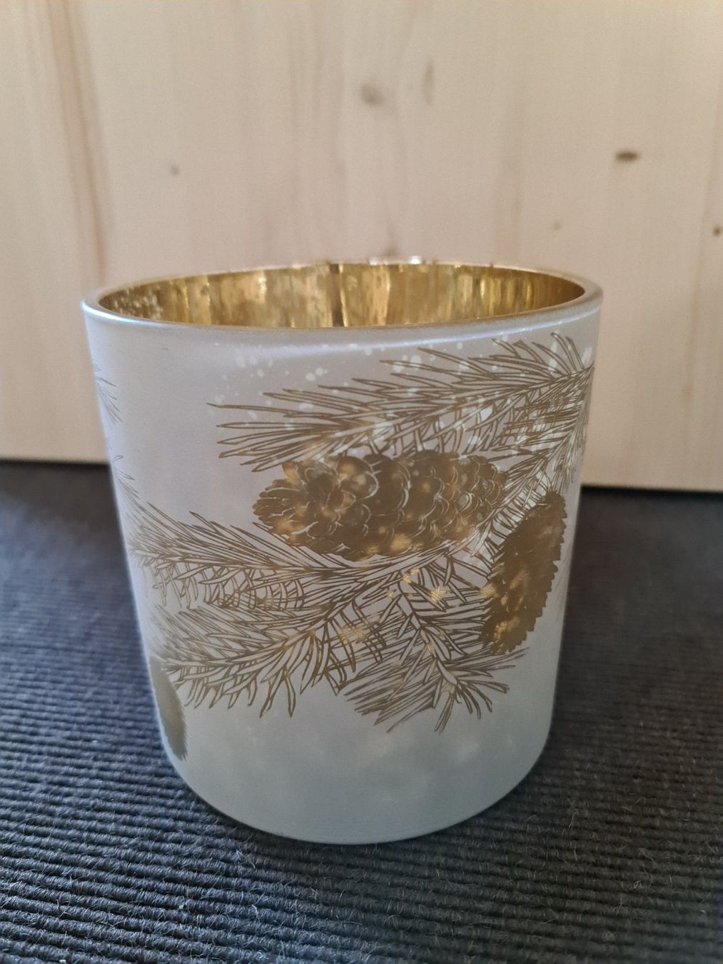 Kerzenständer: Windlicht gold/weiss, NEU – Neu (gemäss Beschreibung) aus Uster von Cruleye 2