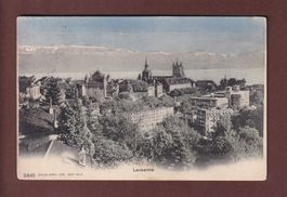 LAUSANNE - Vue partielle - 1905 // pli d'angle //
