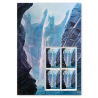 Herr der Ringe - 4er Zierbögen Set mit Ringstempel