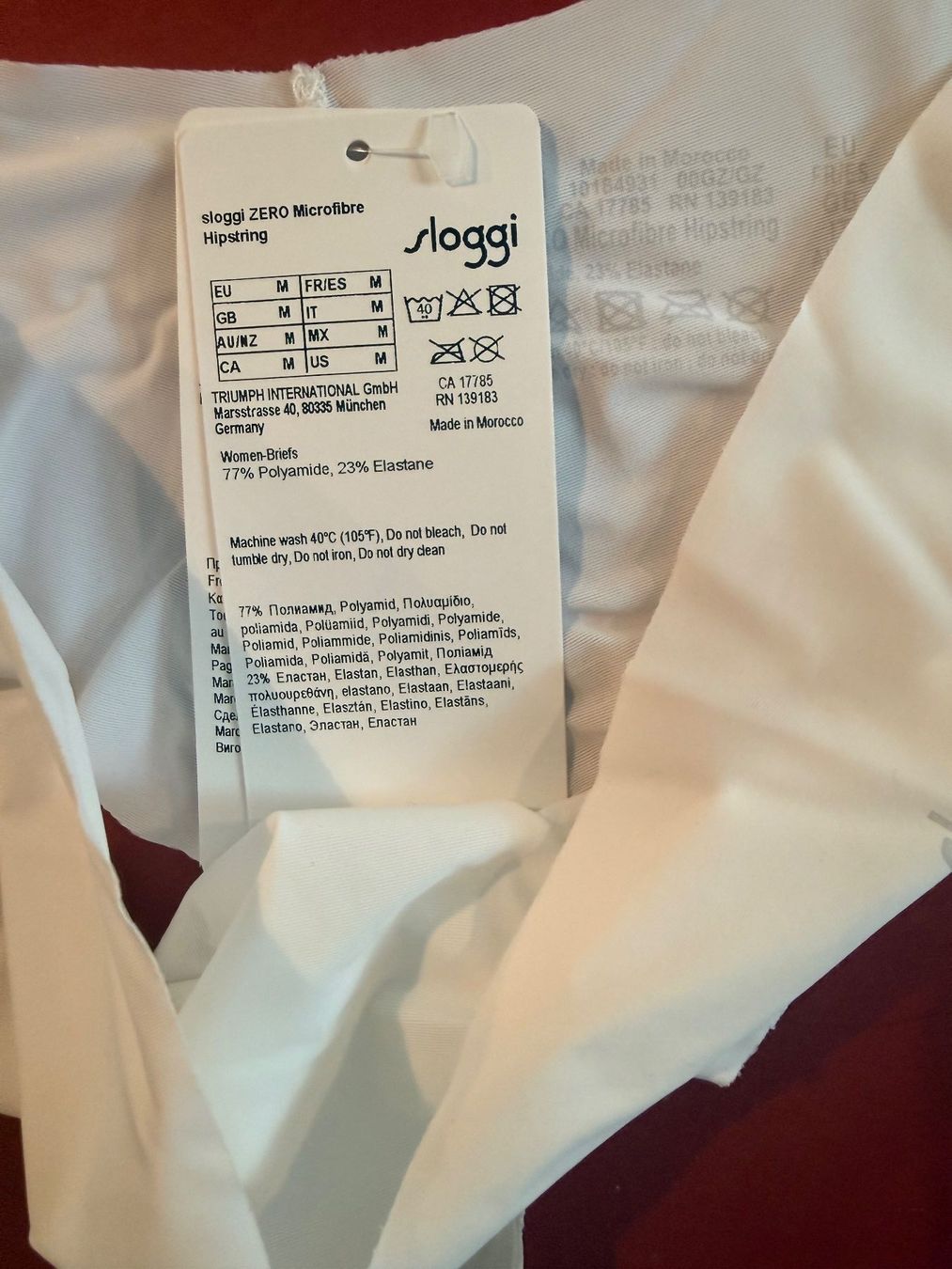 Sloggi Altra biancheria intima: SLOGGI, Hipstring ZERO Microfibre, Gr. M, 1 Stück in Weiss – Nuovo e nell'imballaggio originale da Rudolfstetten venduto da gst_g7xl 3